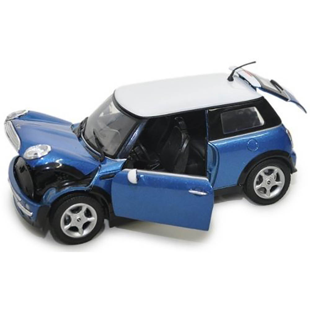 Mini Cooper 1:18 Motormax Azul - Imagem 3