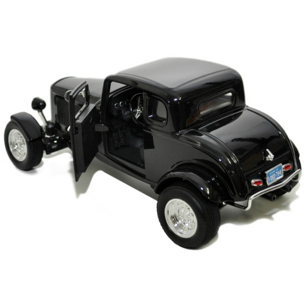 Miniatura Ford Five-window Coupe 1932 Preto Motormax 1/18 - Imagem 2
