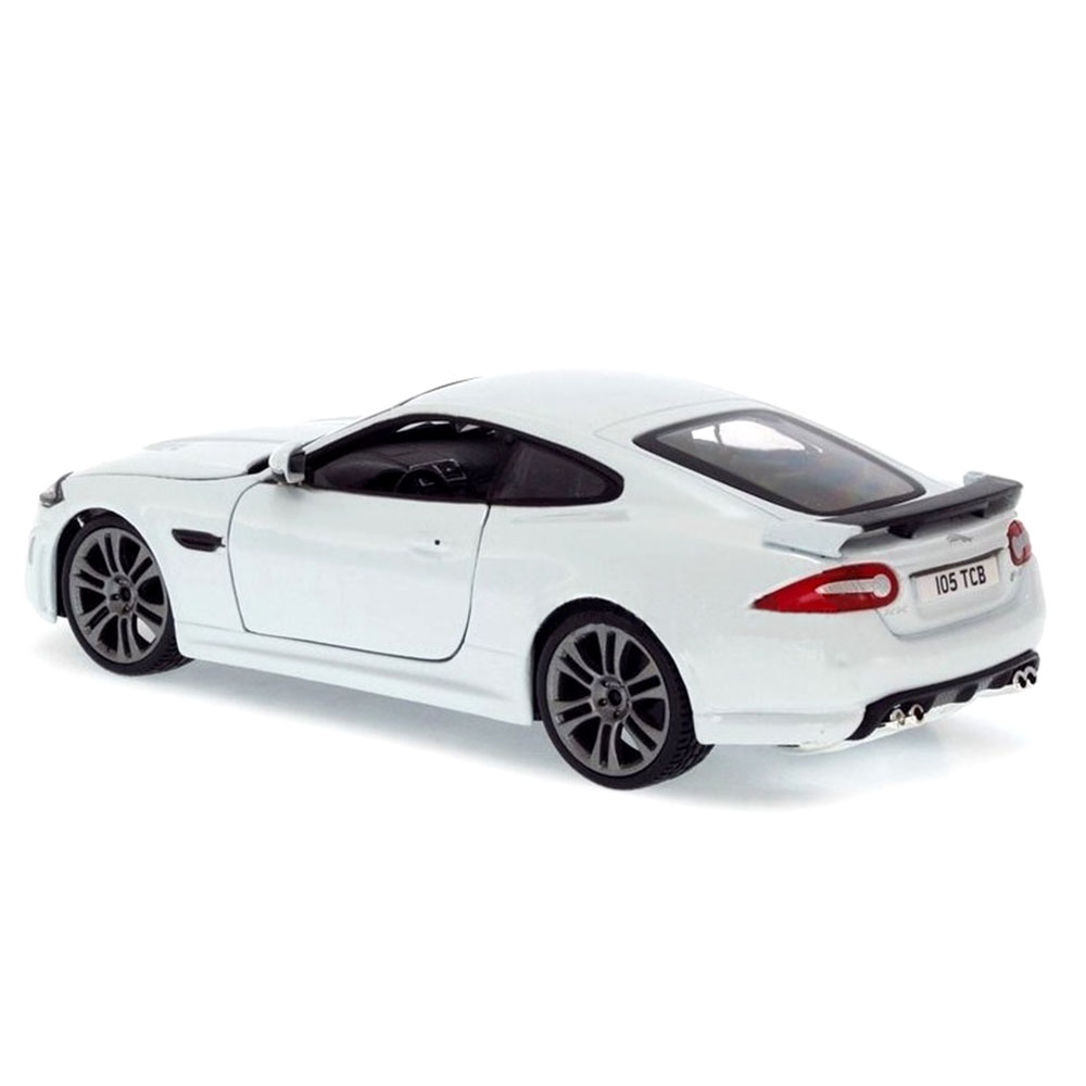 Miniatura Jaguar XKR-S Branco Bburago 1/24 - Imagem 2