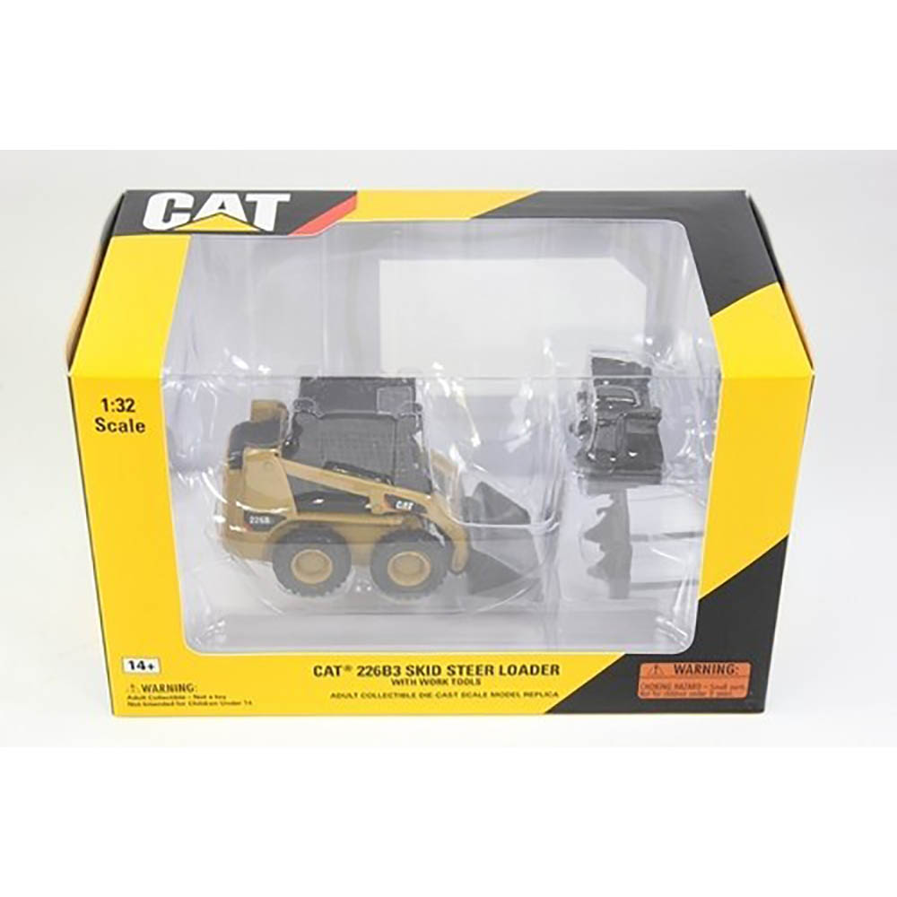 Minicarregadeira Caterpillar 226B3 Skid Steer Loader 1:32 Norscot - Imagem 4