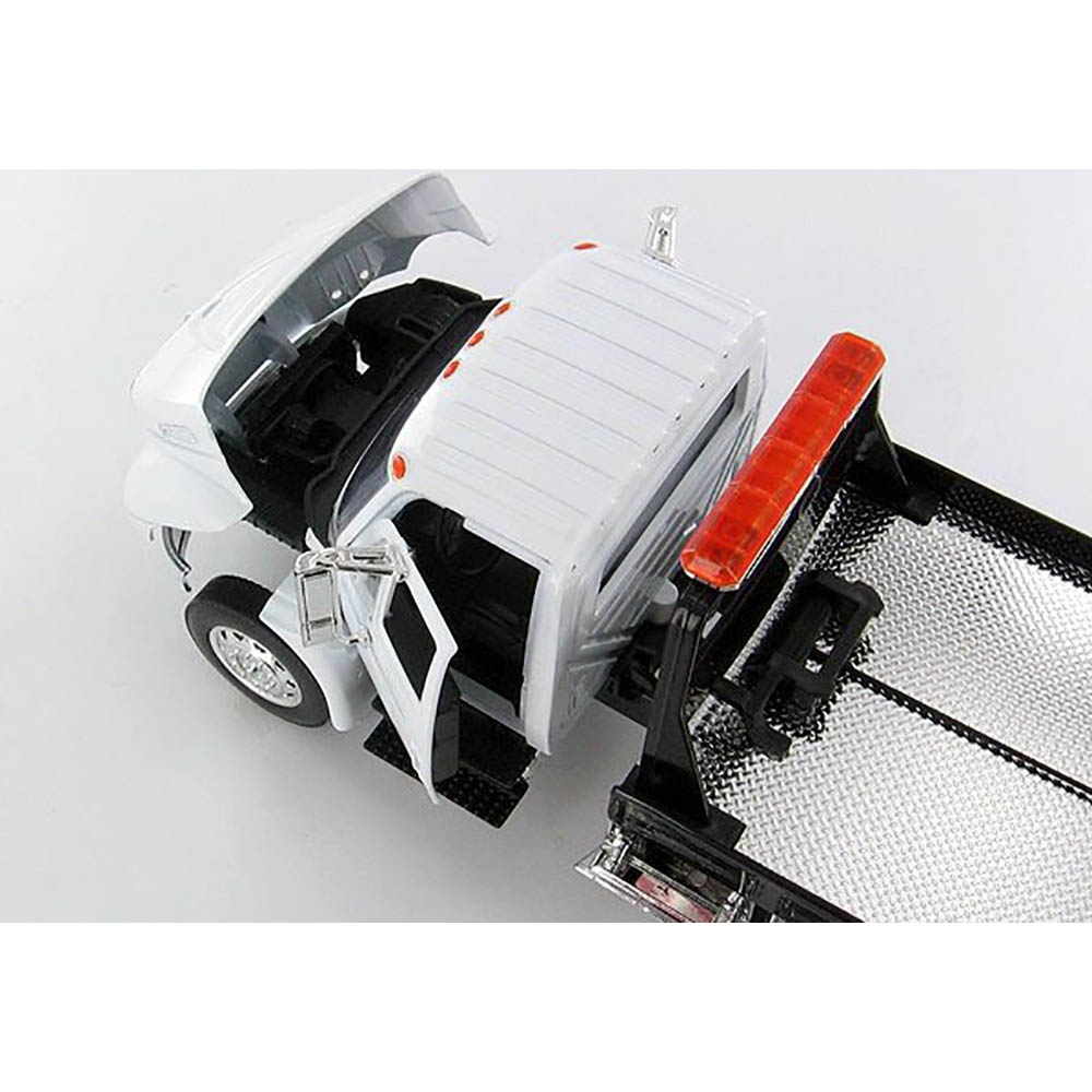 Caminhão Plataforma International Durastar 4400 Flat Bed 1:24 Jada Toys Branco - Imagem 4