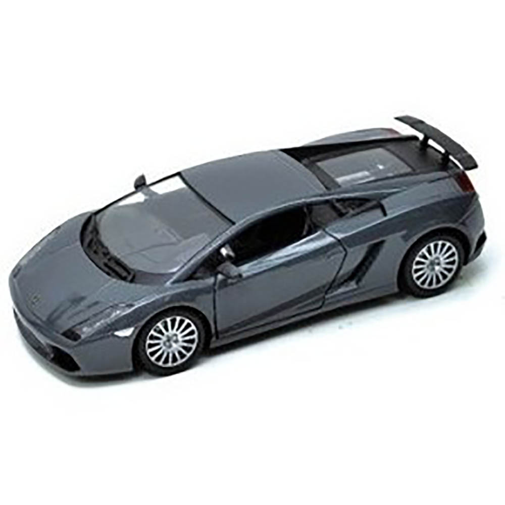 Miniatura Lamborghini Gallardo Superleggera Cinza 1/24