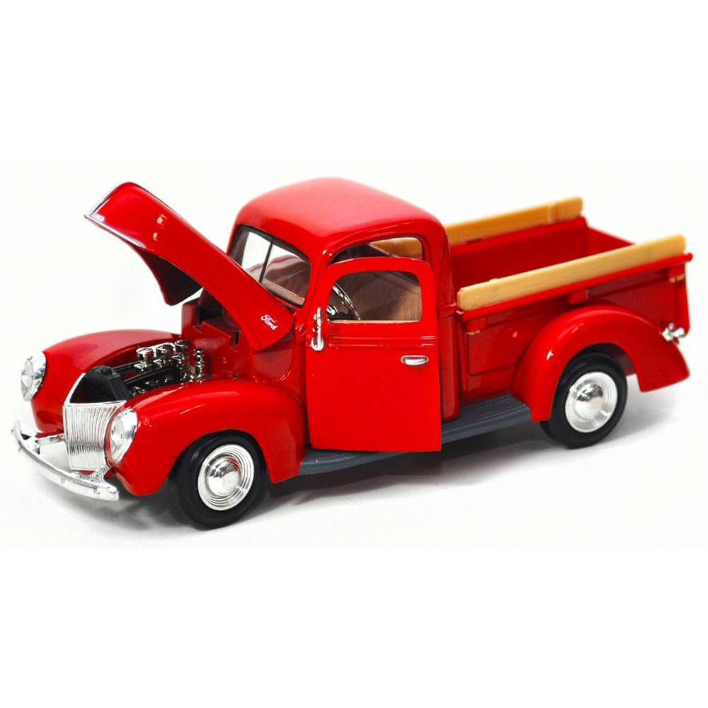 1940 Ford Pick up 1:24 Motormax Vermelho - Imagem 2