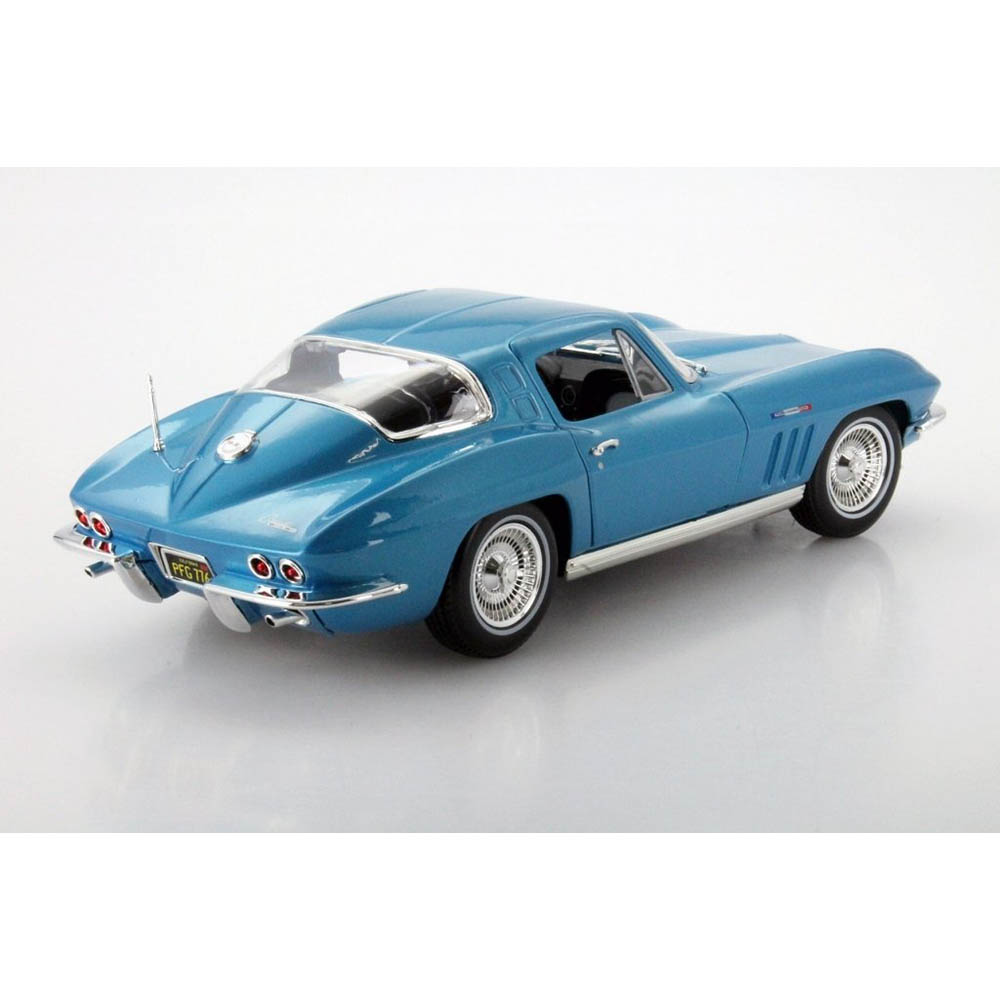 Miniatura Chevrolet Corvette 1965 Azul Maisto 1/18 - Imagem 9