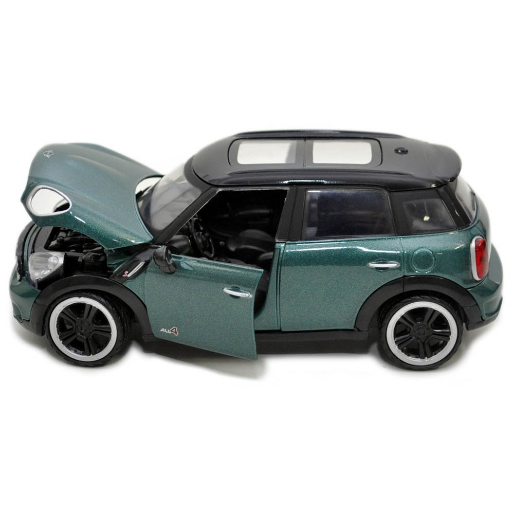Miniatura Mini Cooper S Countryman Verde Motormax 1/24 - Imagem 2