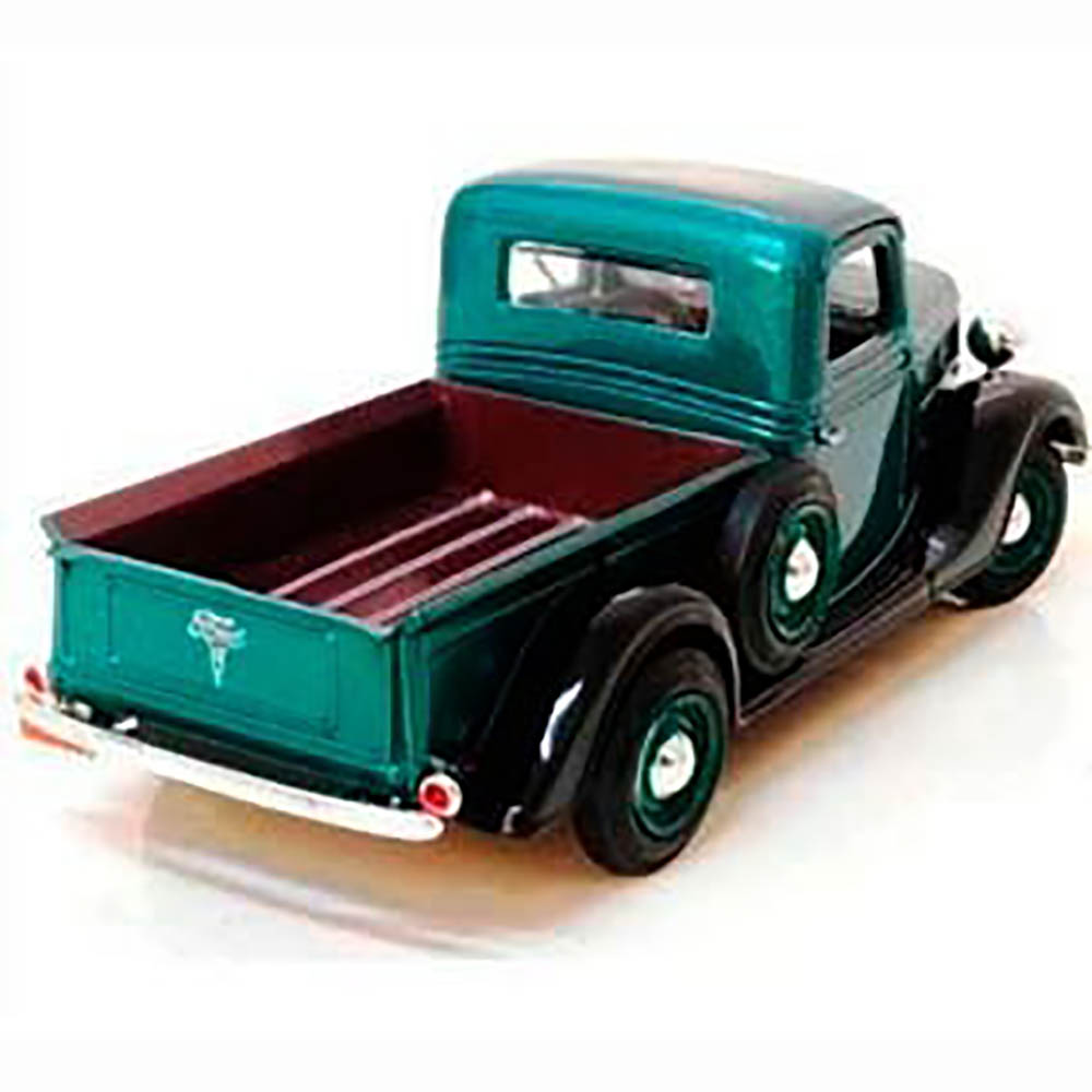 Miniatura Ford Pick Up 1937 Verde Motormax 1/24 - Imagem 3