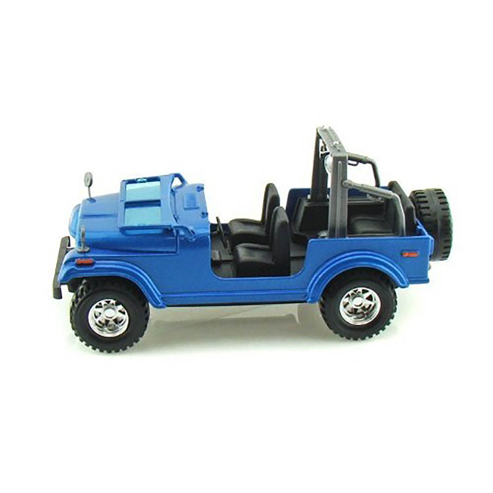 Miniatura Jeep Wrangler Azul Bburago 1/24 - Imagem 3