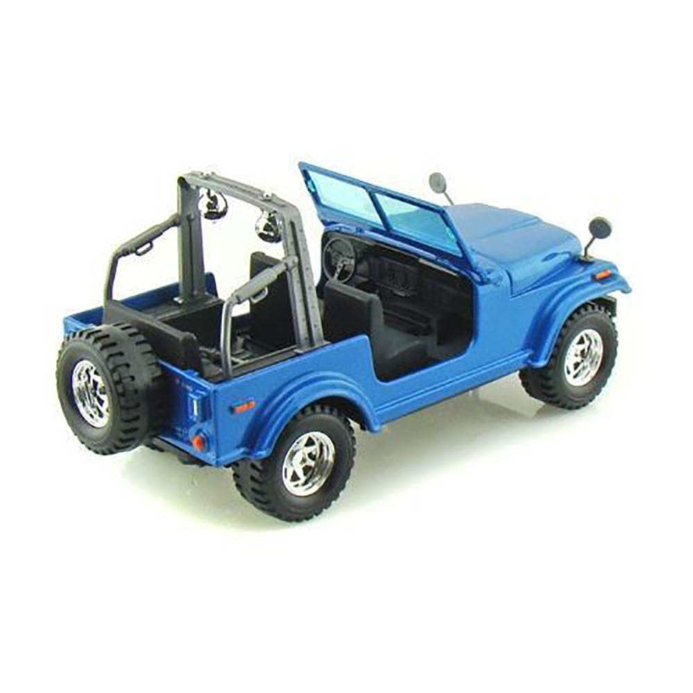 Miniatura Jeep Wrangler Azul Bburago 1/24 - Imagem 2