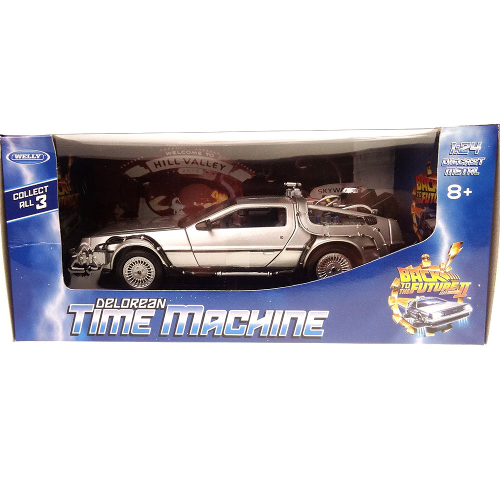 Miniatura Delorean Back To The Future 2 Welly 1/24 - Imagem 6