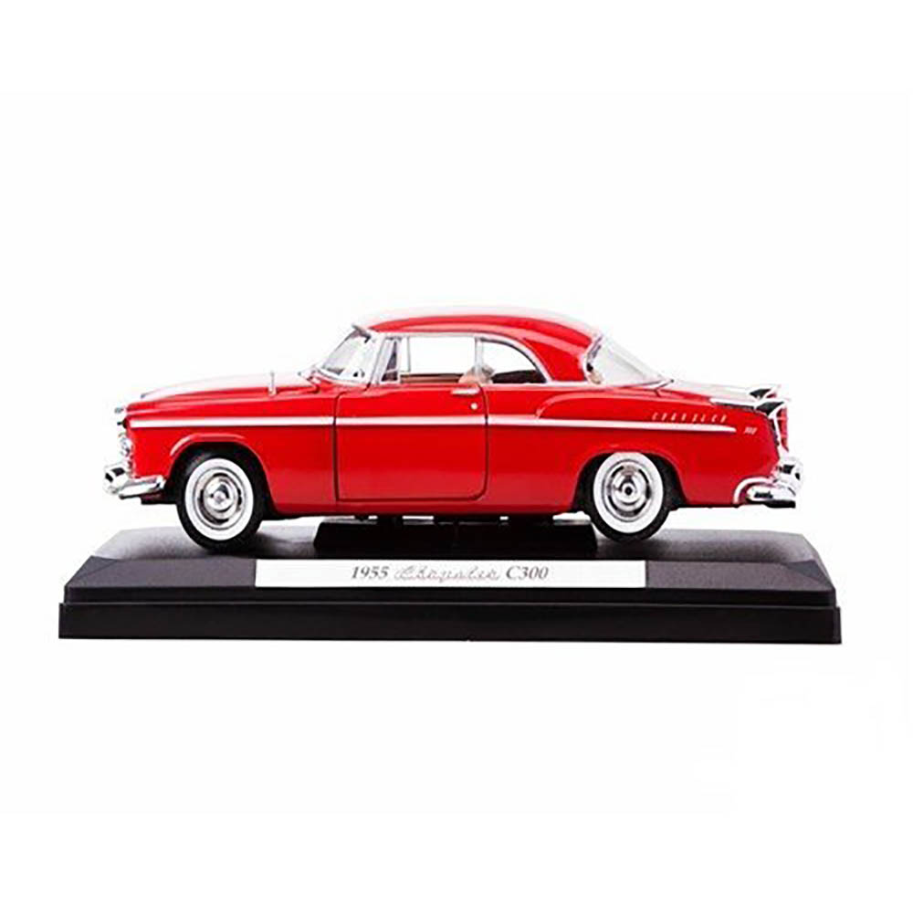 Chrysler C300 1955 1:24 Motormax Vermelho - Imagem 2