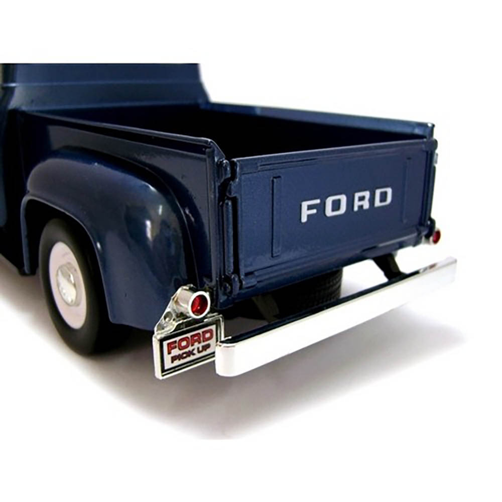 1953 Ford F-100 Pick Up 1:18 Yat Ming Azul Escuro - Imagem 5