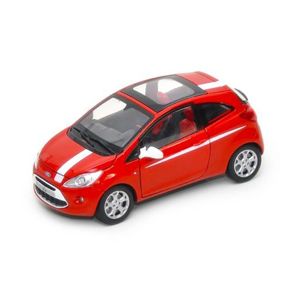 Miniatura Ford Ka 2008 Vermelho Motormax 1/24