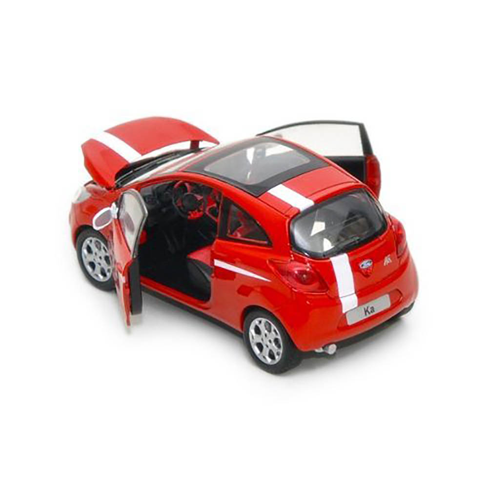 Miniatura Ford Ka 2008 Vermelho Motormax 1/24 - Imagem 5