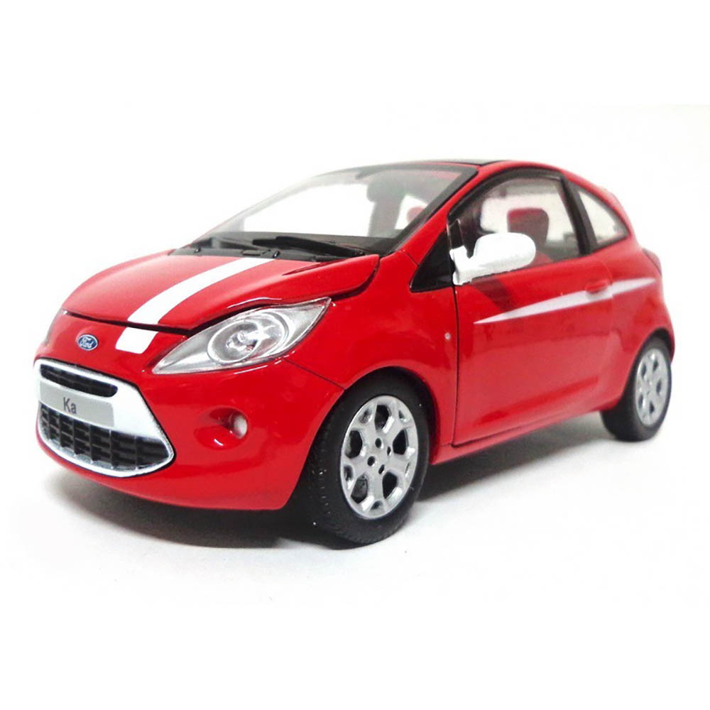 Miniatura Ford Ka 2008 Vermelho Motormax 1/24 - Imagem 6