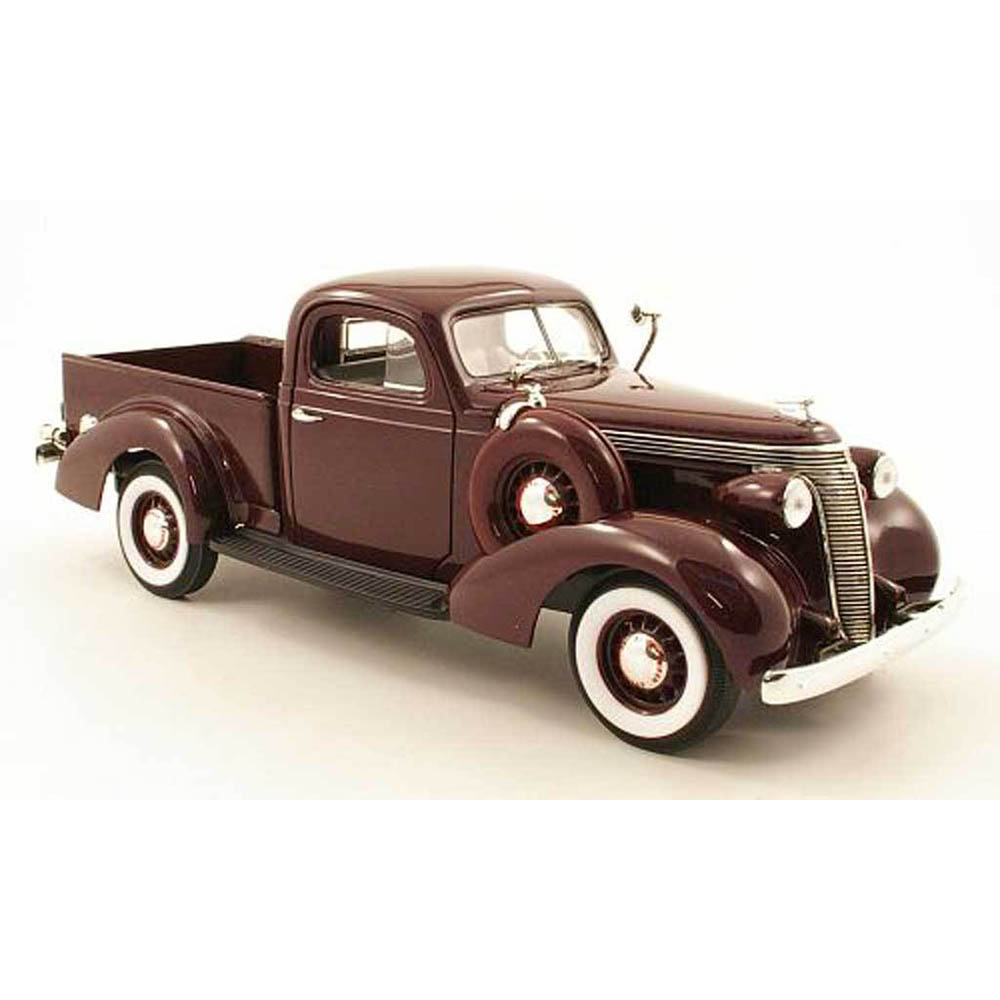 1937 Studebaker Coupe Express Pick Up 1:18 Yat Ming Vinho - Imagem 4