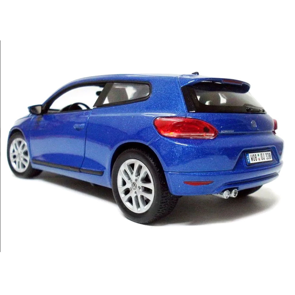 Miniatura Volkswagen Scirocco Azul Welly 1/24 - Imagem 2