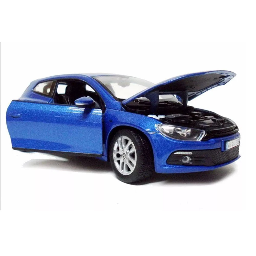 Miniatura Volkswagen Scirocco Azul Welly 1/24 - Imagem 3