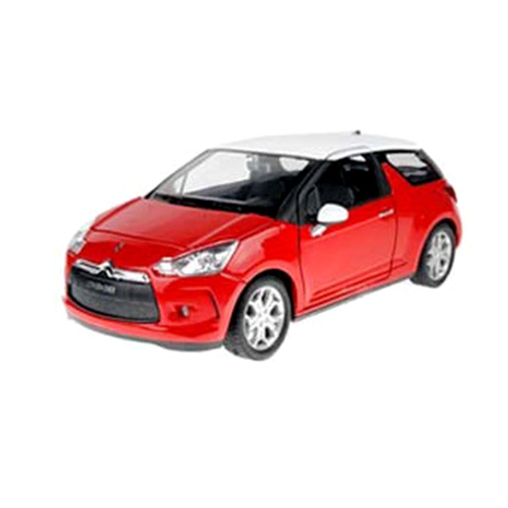 Miniatura Citroën Ds3 2010 Vermelho Welly 1/24