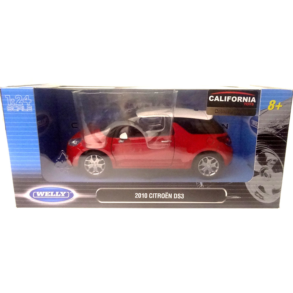 Miniatura Citroën Ds3 2010 Vermelho Welly 1/24 - Imagem 5