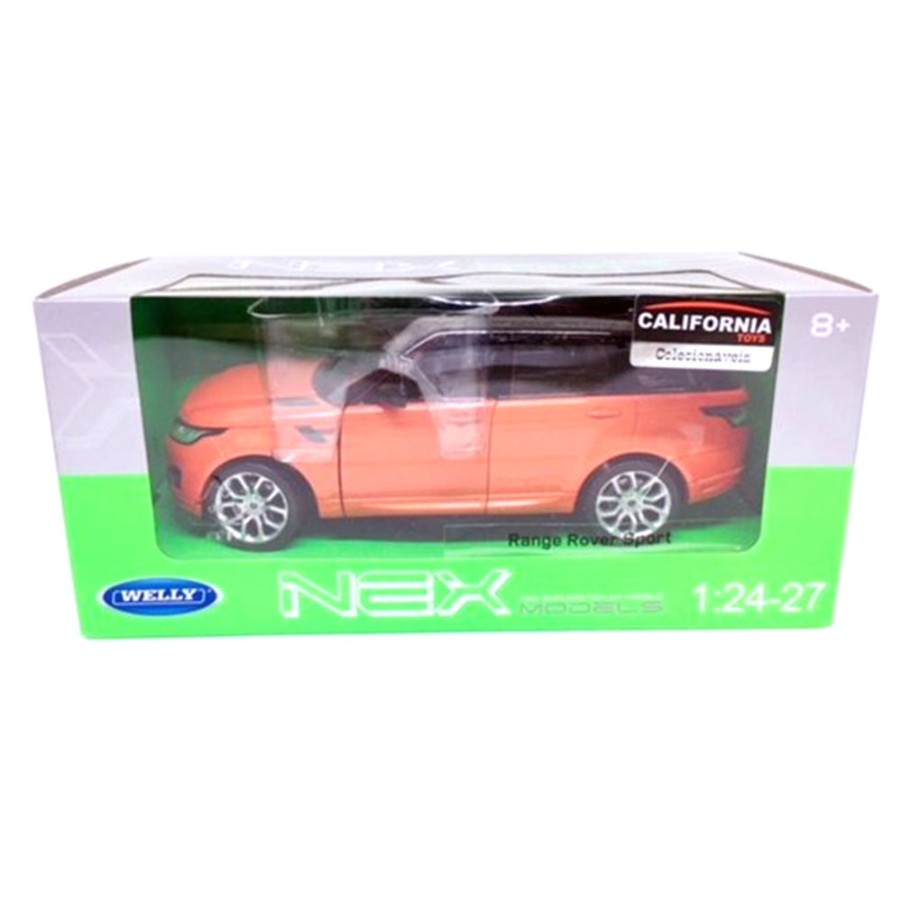 Miniatura Range Rover Sport Laranja Welly 1/24 - Imagem 5