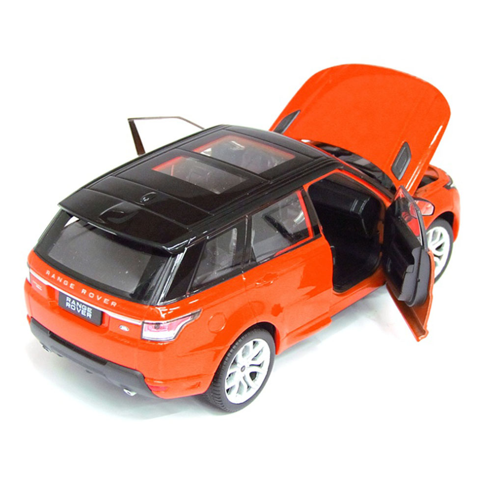 Miniatura Range Rover Sport Laranja Welly 1/24 - Imagem 3