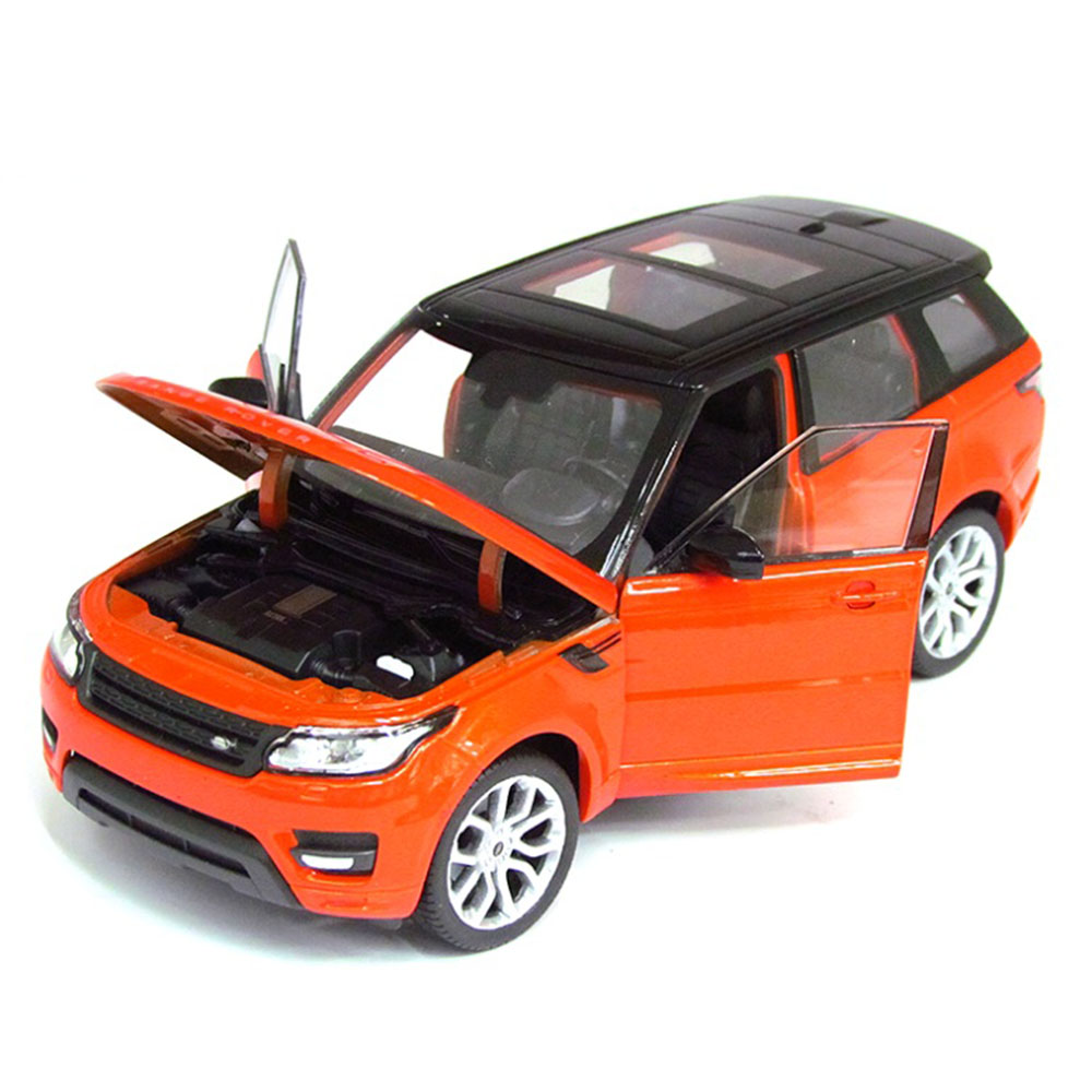 Miniatura Range Rover Sport Laranja Welly 1/24 - Imagem 4