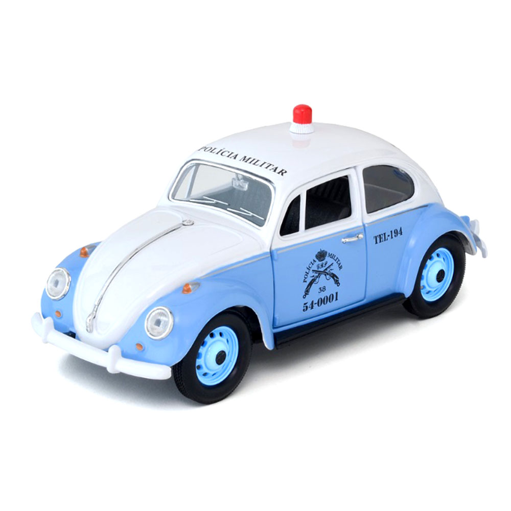 Miniatura Fusca Polícia Militar RJ 1967 California 1/24