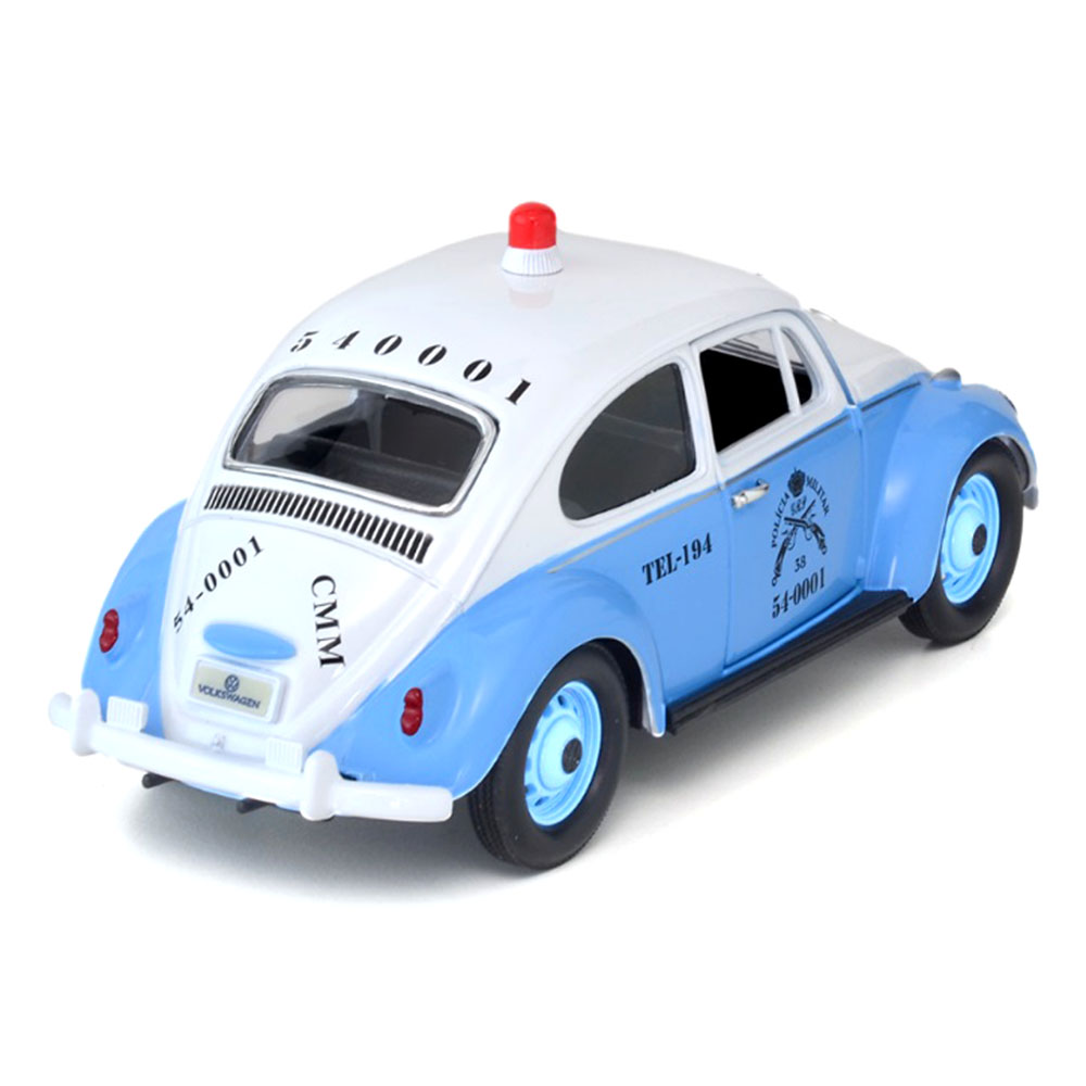 Miniatura Fusca Polícia Militar RJ 1967 California 1/24 - Imagem 3