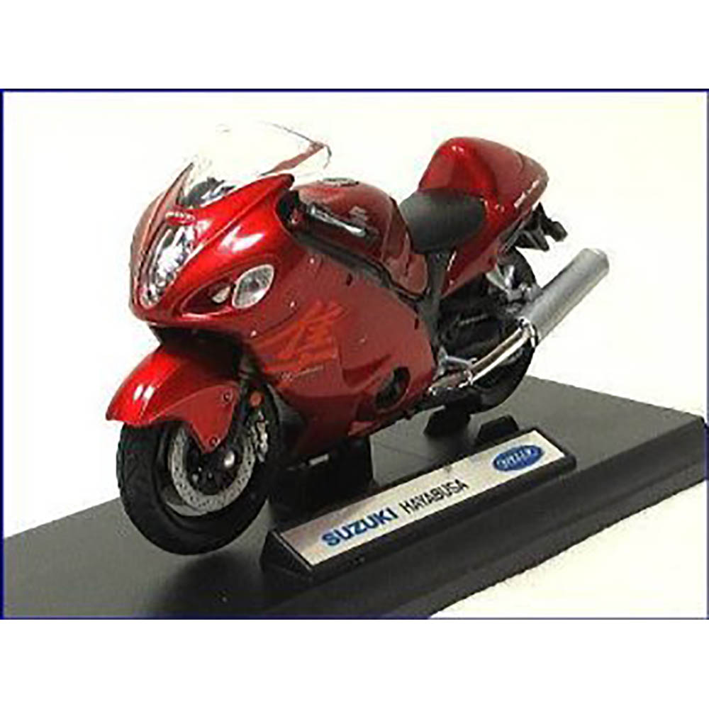 Suzuki Hayabusa Welly 1:18 Vermelho - Imagem 3
