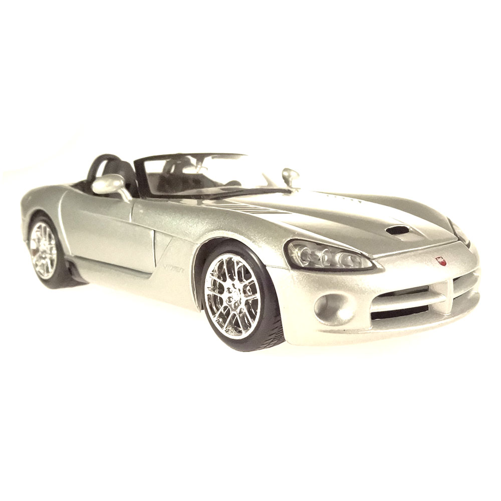 Miniatura Dodge Viper Srt-10 2003 Prata Maisto 1/24 - Imagem 3