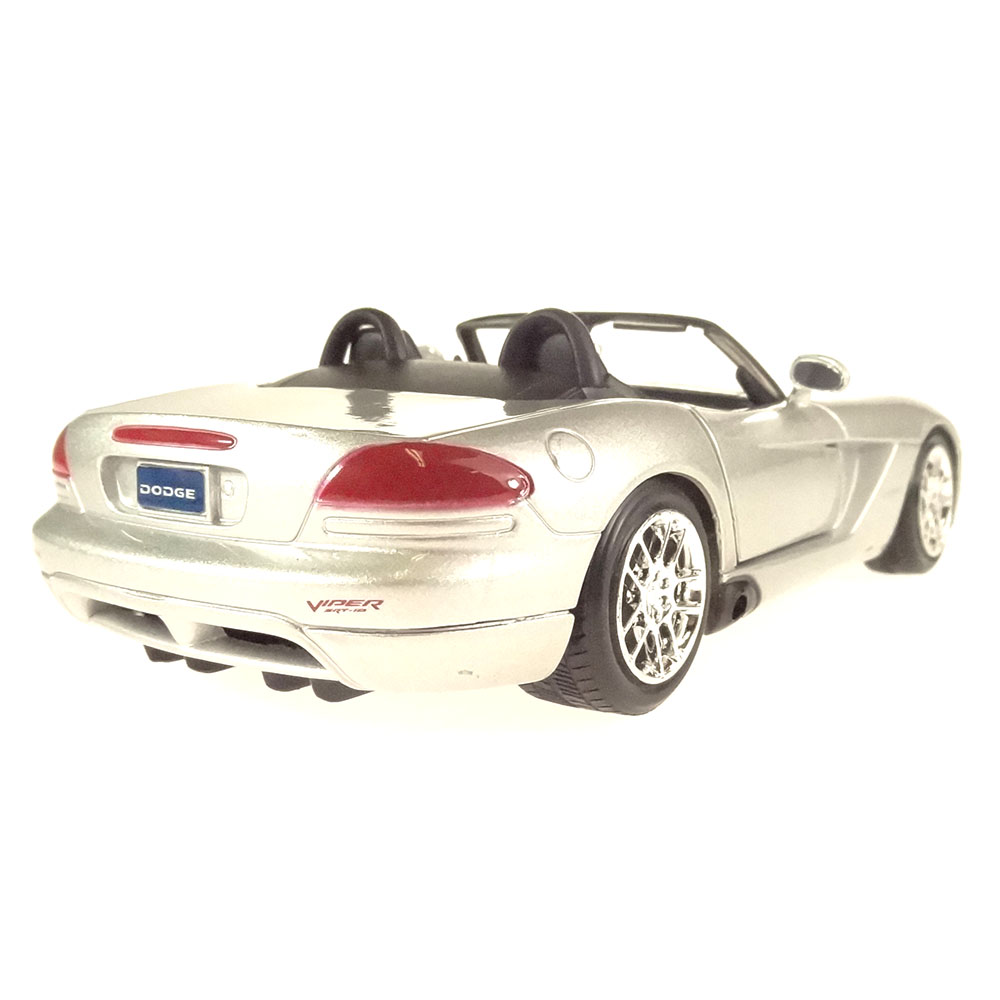 Miniatura Dodge Viper Srt-10 2003 Prata Maisto 1/24 - Imagem 2
