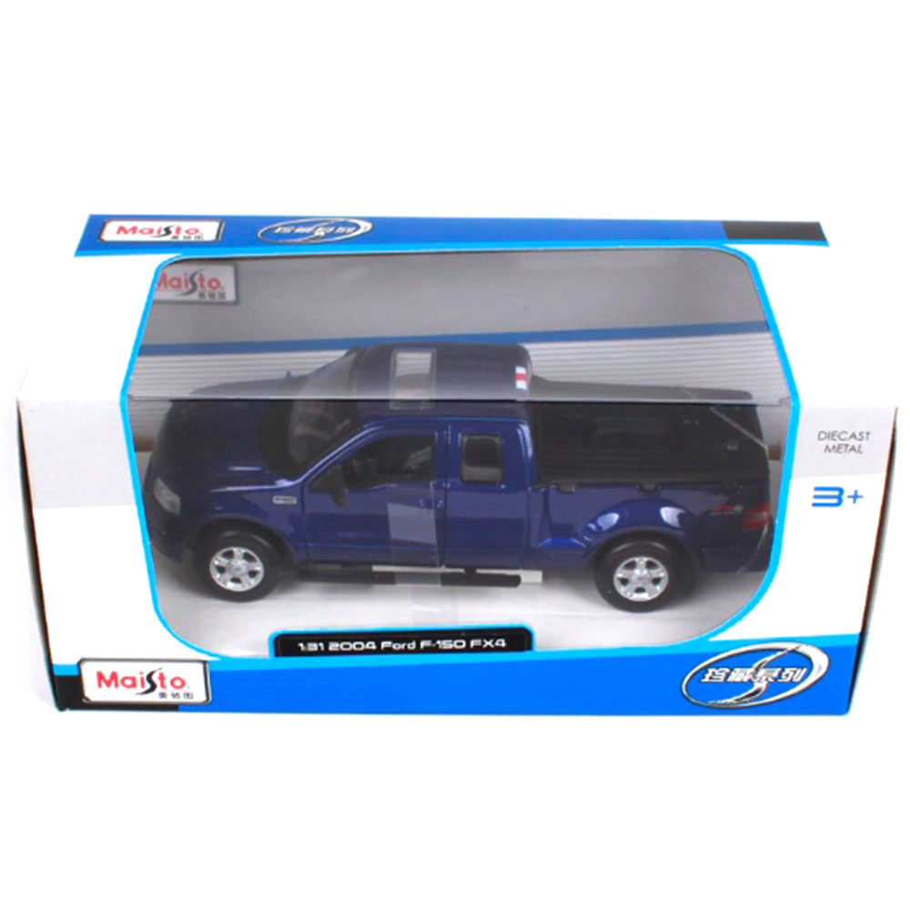 Miniatura Ford F-150 Fx4 2004 Azul Maisto 1/31 - Imagem 4