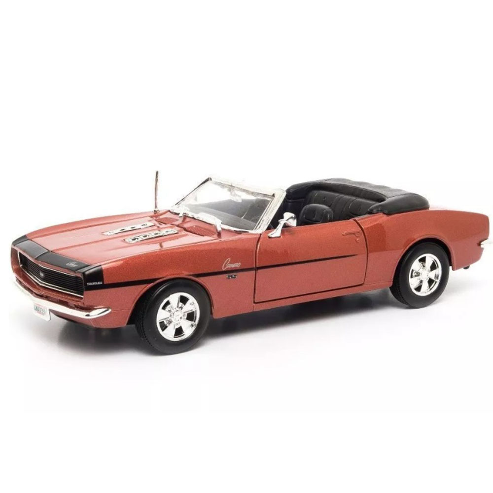Miniatura Camaro Ss 396 Convertible 1968 Marrom Maisto 1/24