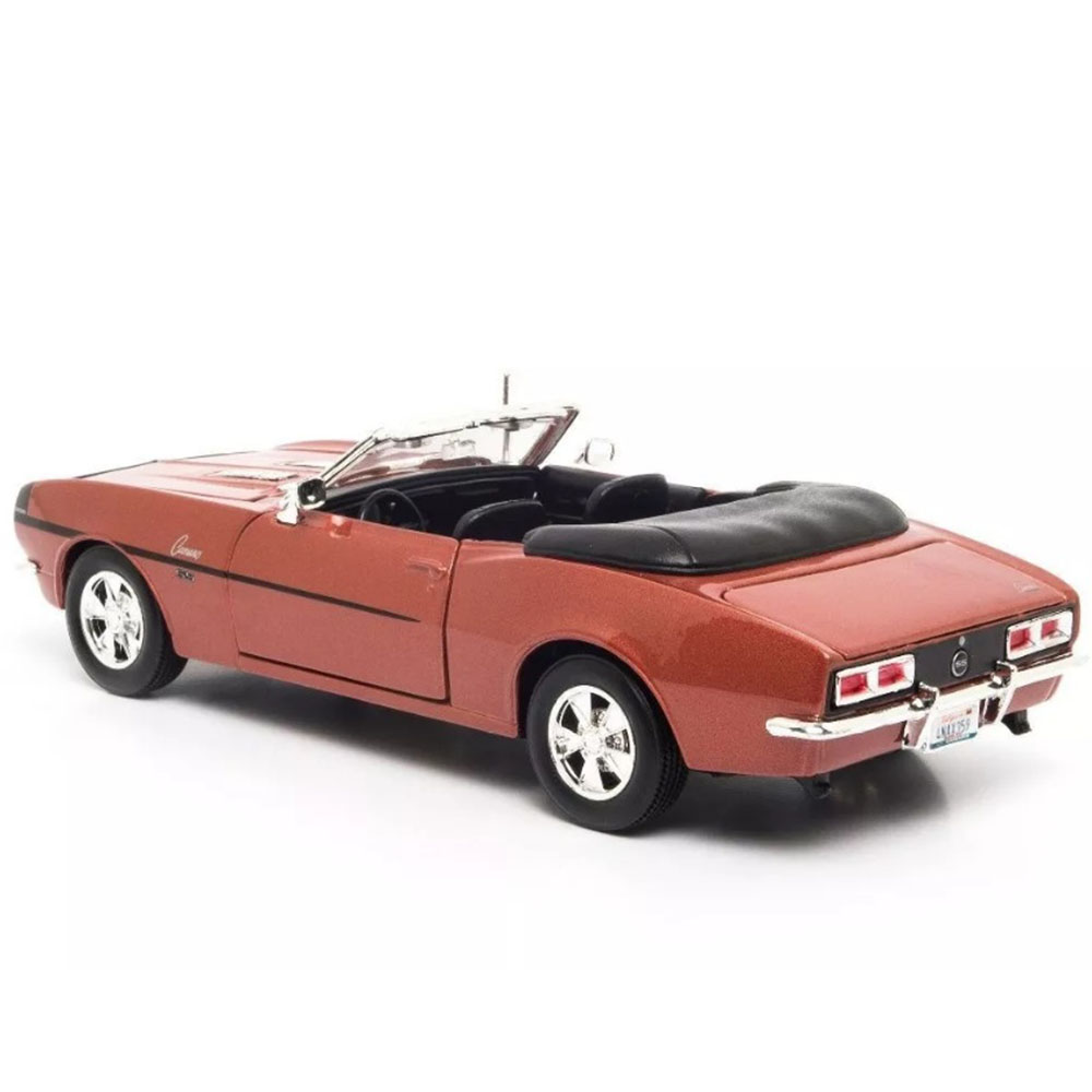 Miniatura Camaro Ss 396 Convertible 1968 Marrom Maisto 1/24 - Imagem 4