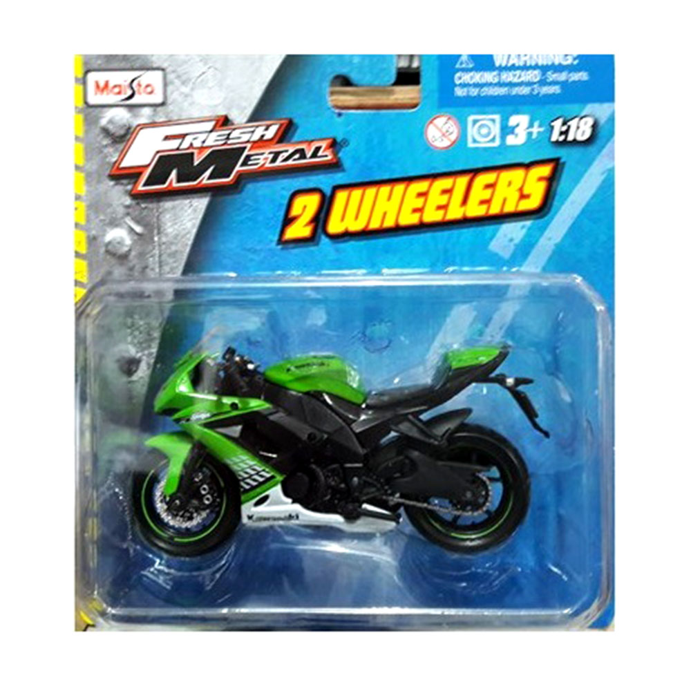 Miniatura Kawasaki Ninja ZX-10R Maisto 1/18 - Imagem 3