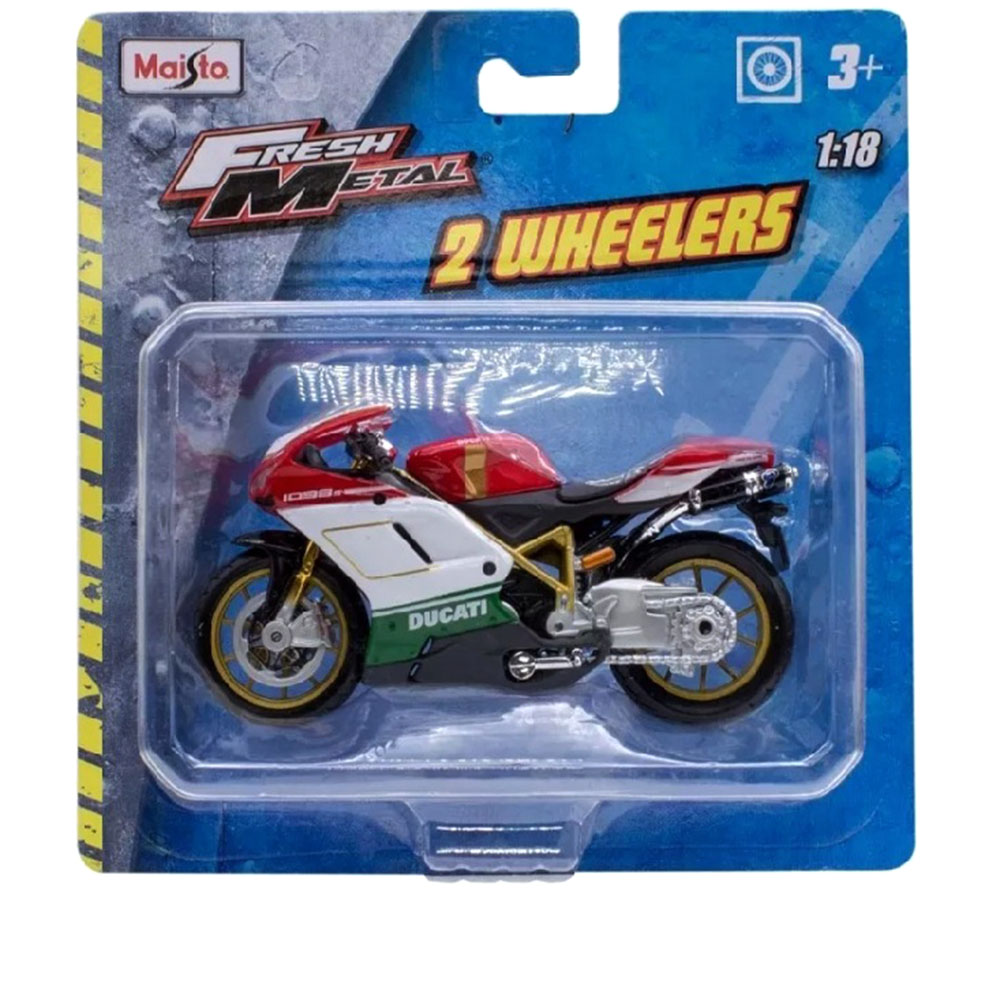 Miniatura Ducati 1098S Tricolore Maisto 1/18 - Imagem 2