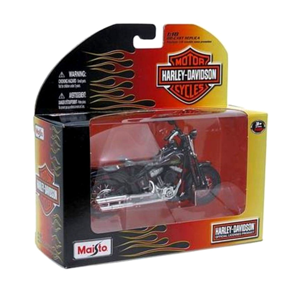 Miniatura Flstsb Cross Bones Harley Série 27 2008 1/18 - Imagem 4