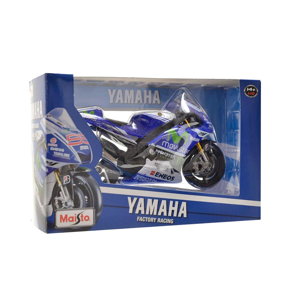Miniatura Yamaha MotoGp Jorge Lorenzo 2014 Maisto 1/10 - Imagem 3