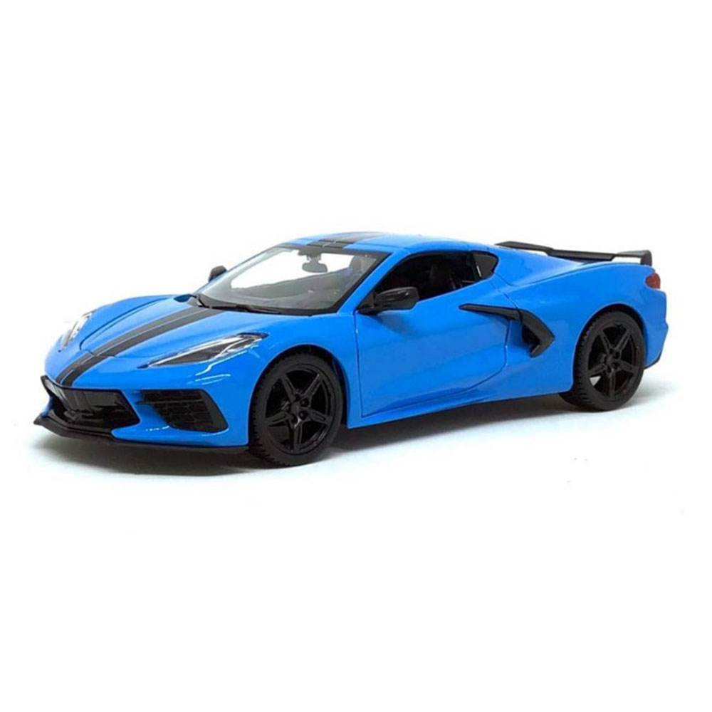 Miniatura Chevy Corvette Stingray Z51 2020 Azul Maisto 1/24