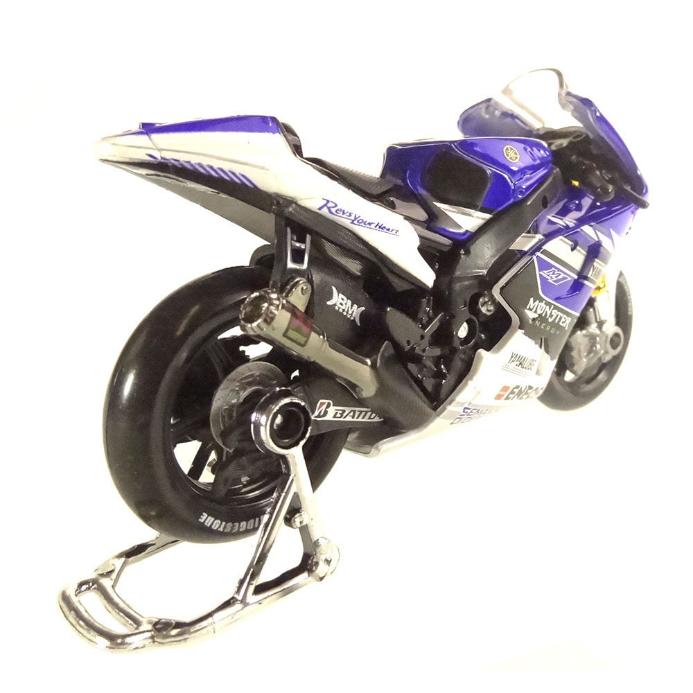 Miniatura Yamaha 99 Lorenzo MotoGP 2013 Maisto 1/18 - Imagem 2