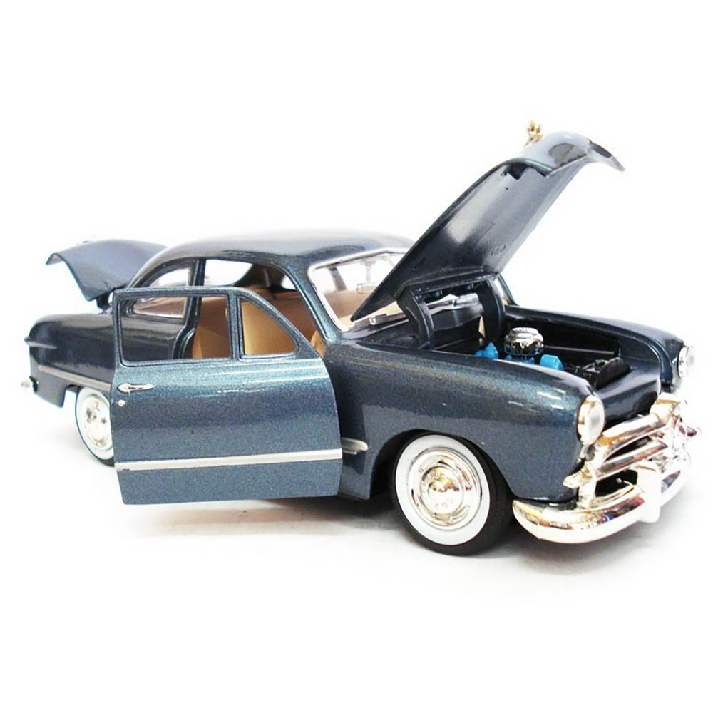 Miniatura Ford Coupe 1949 Motormax Azul 1/24 - Imagem 3