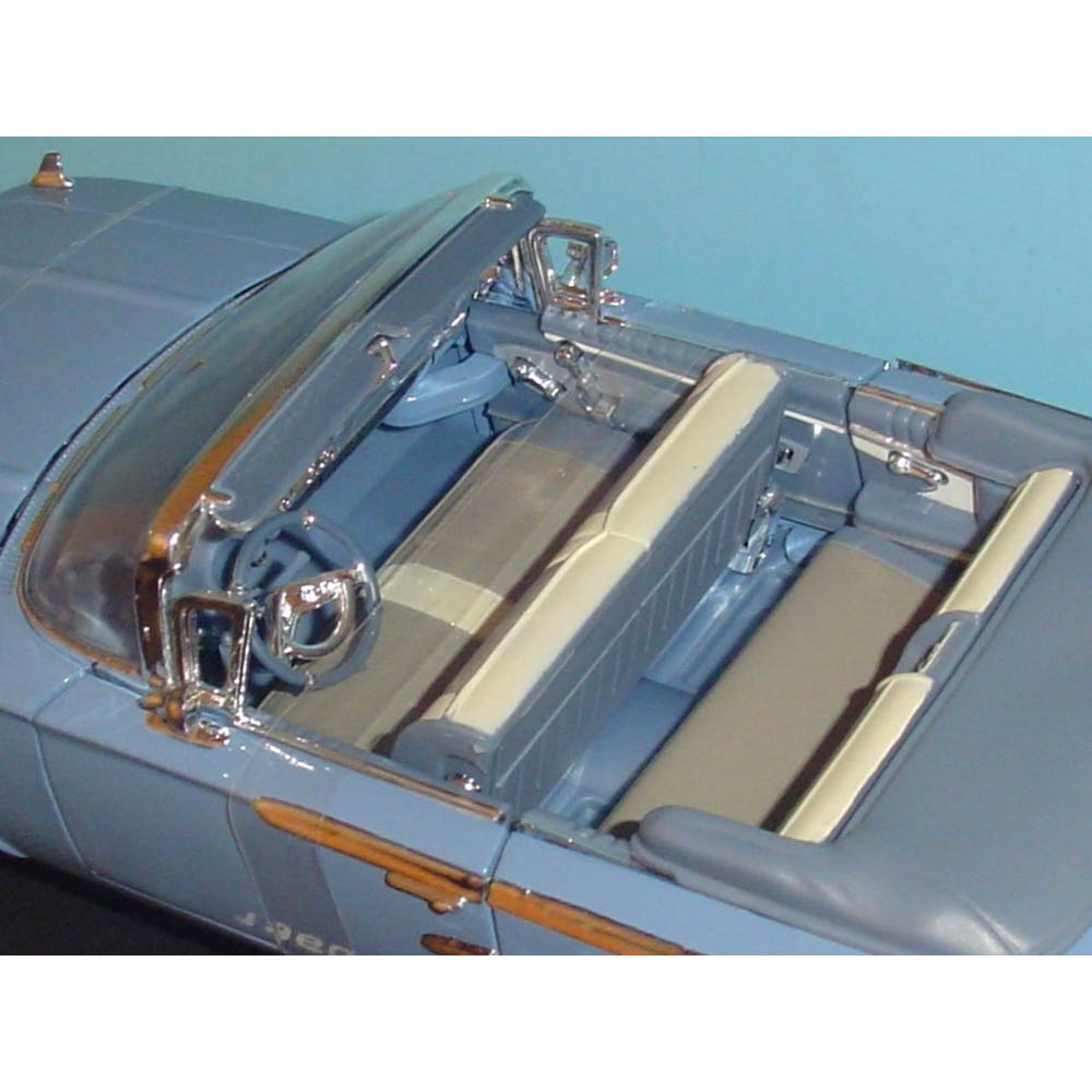 1960 Chevy Impala Conversível1:18 Motormax Azul - Imagem 3