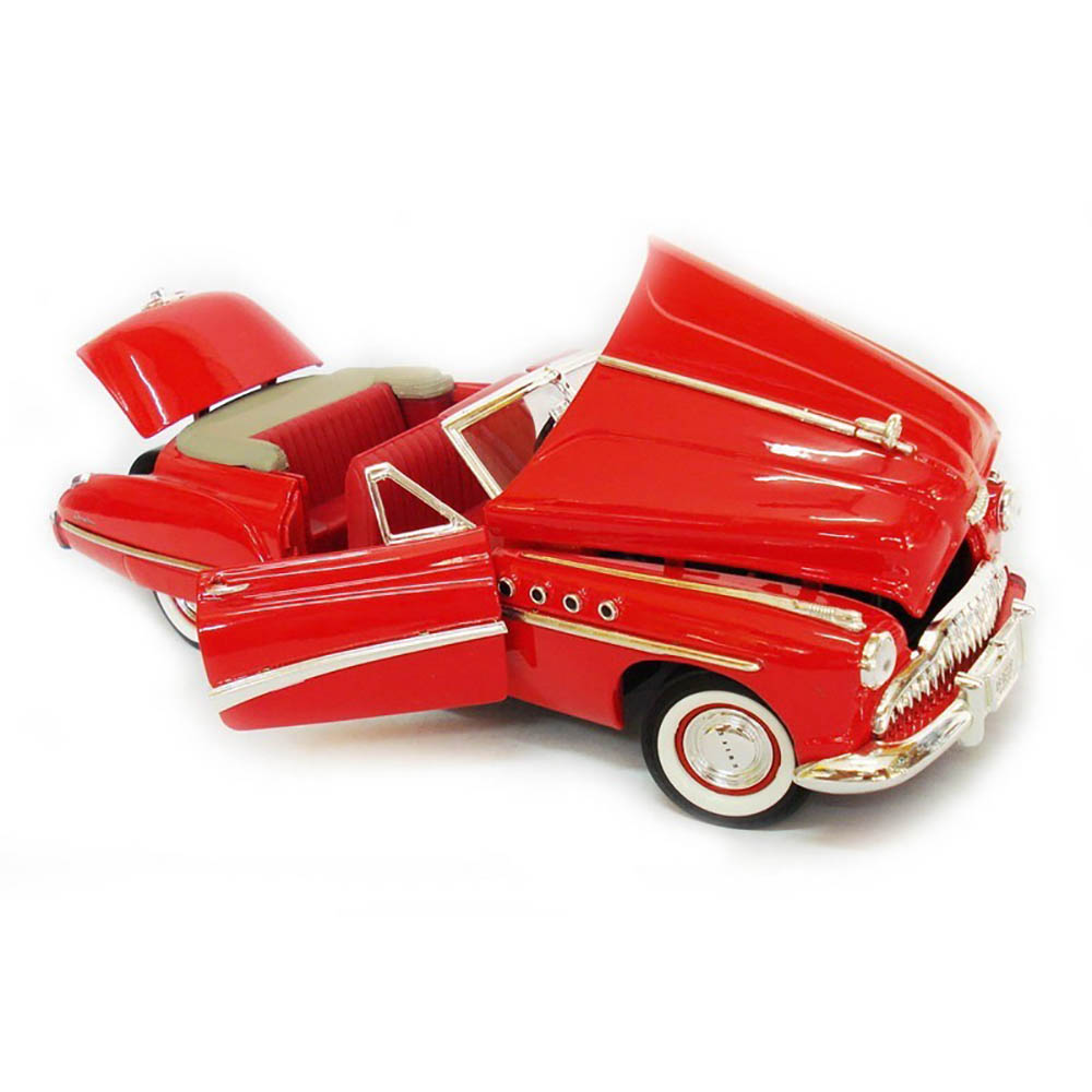 1949 Buick Roadmaster 1:18 Motormax Vermelho - Imagem 5