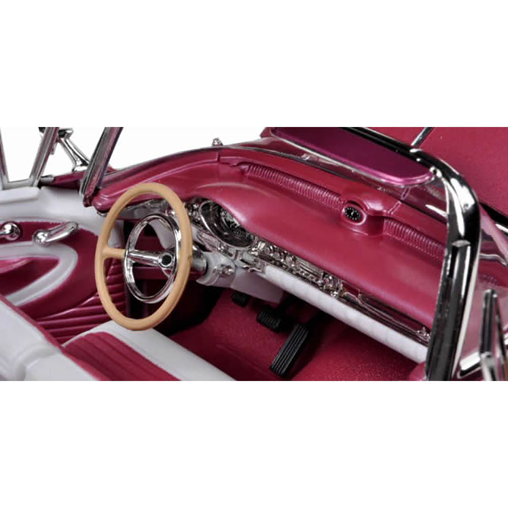 1957 Oldsmobile Super 88 Conversível 1:18 Yat Ming Lilás - Imagem 2