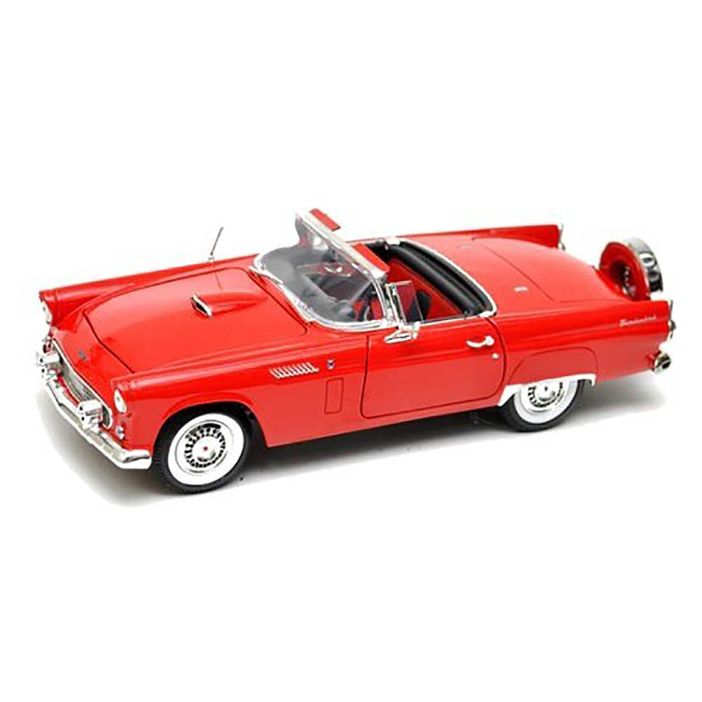 1956 Ford Thunderbird 1:18 Motormax Vermelho