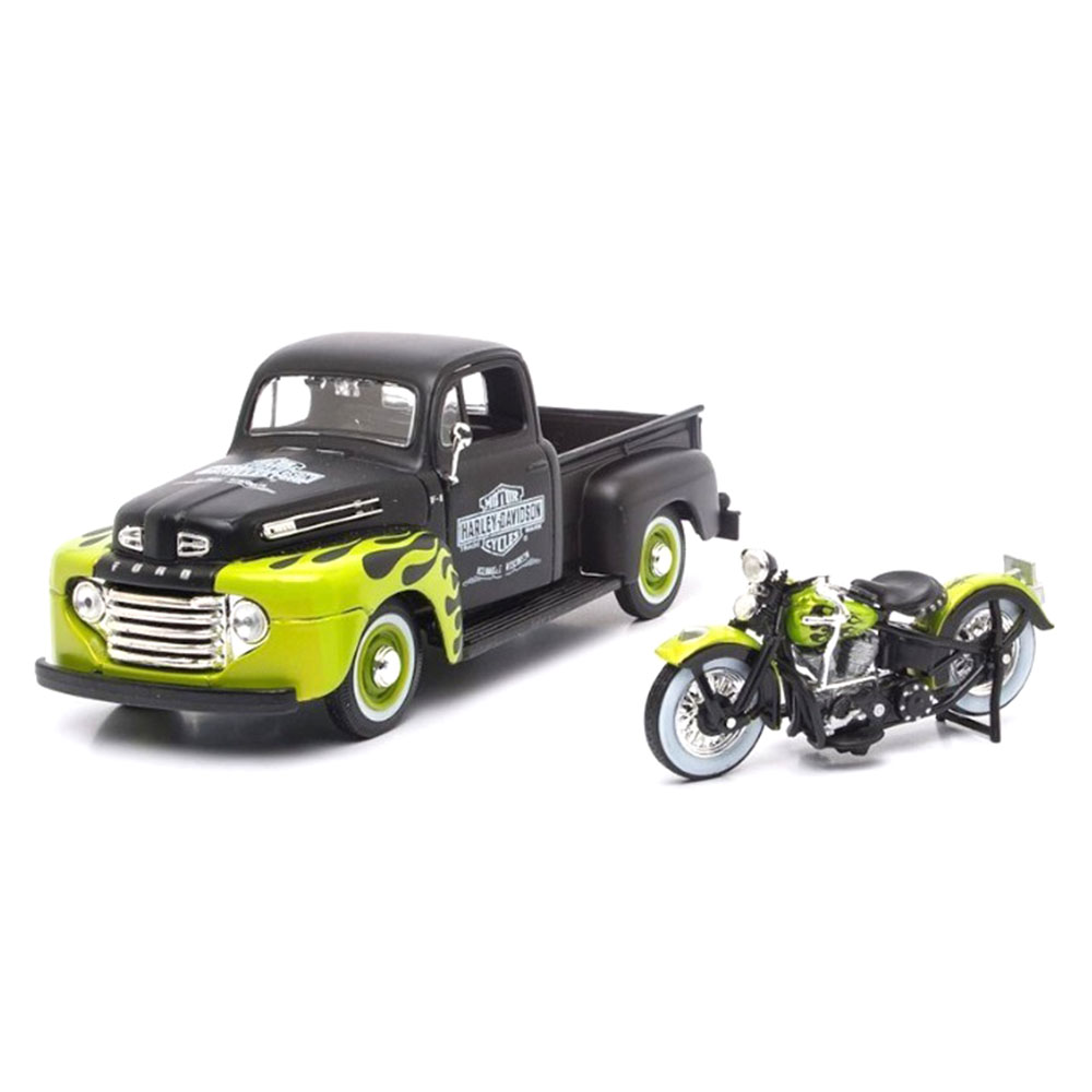 Miniatura Ford F-1 Pickup 1948 1/24 Fl P Harley 1948 1/24 - Imagem 2