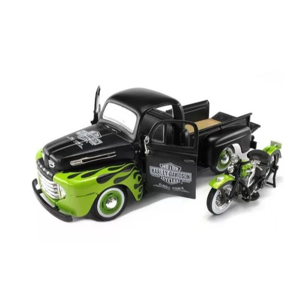 Miniatura Ford F-1 Pickup 1948 1/24 Fl P Harley 1948 1/24 - Imagem 4