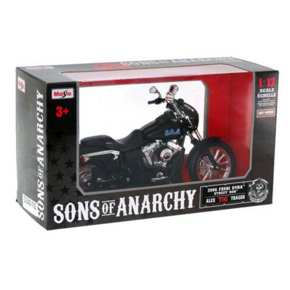 Miniatura Fxdbi Dyna Street Bob S of Anarchy 2006 Alex 1/12 - Imagem 4