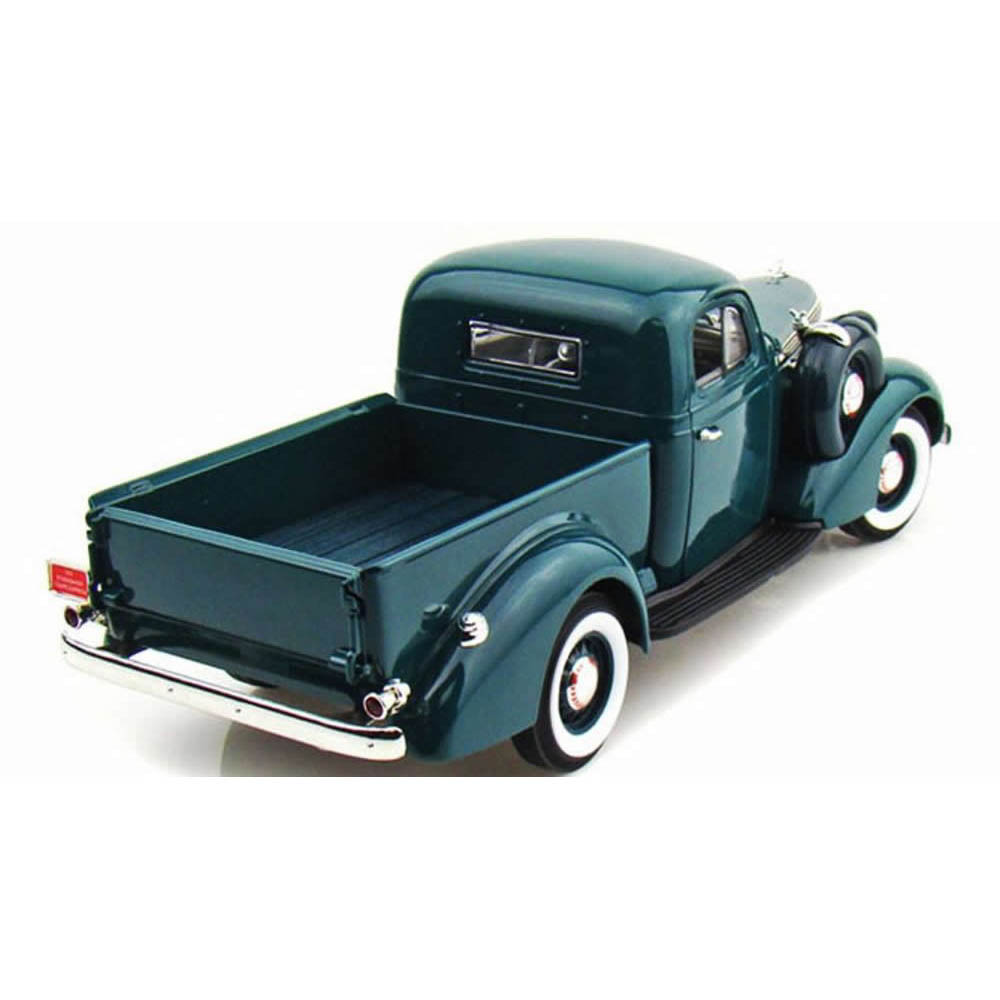 1937 Studebaker Coupe Express Pick Up 1:18 Yat Ming Verde - Imagem 4