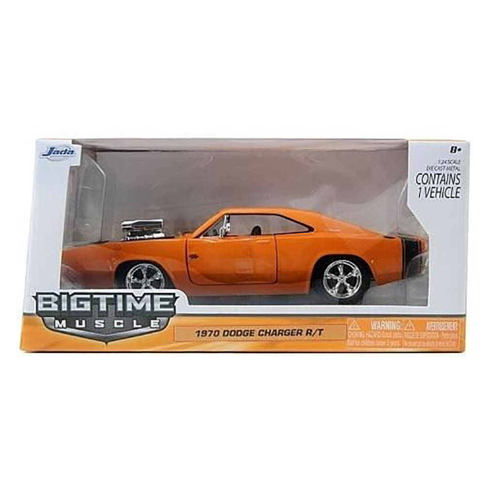 Dodge Charger R/T 1970 Jada Toys 1:24 Laranja - Imagem 3